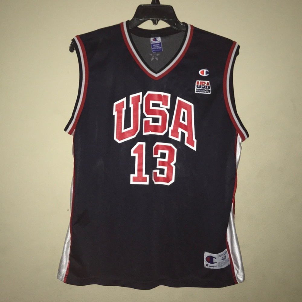 Tim Duncan Team USA Away Jersey